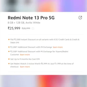 redmi note 13 pro price in india